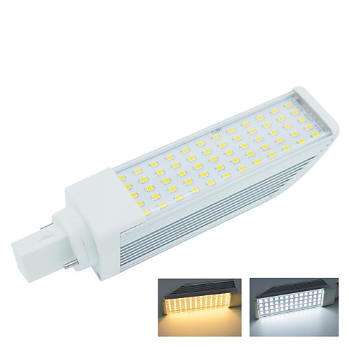 g24 2pin 12w 60x2835smd 1140lm 2800-3200k носить белый свет 6000-6500K прохладный белый свет Светодиодная лампа кукурузы лампы (AC85-265V)