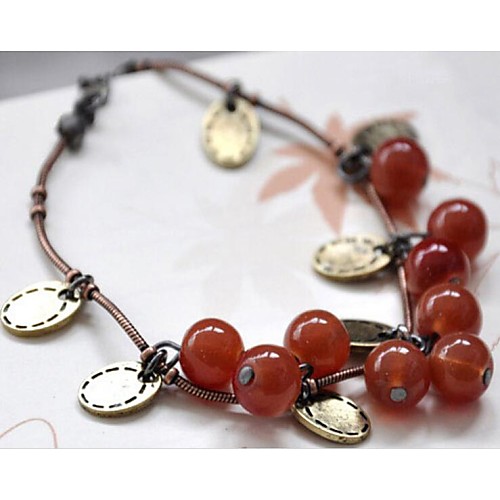 Fashion Sweet Cherry Red Alloy Bracelet(1 Pc)