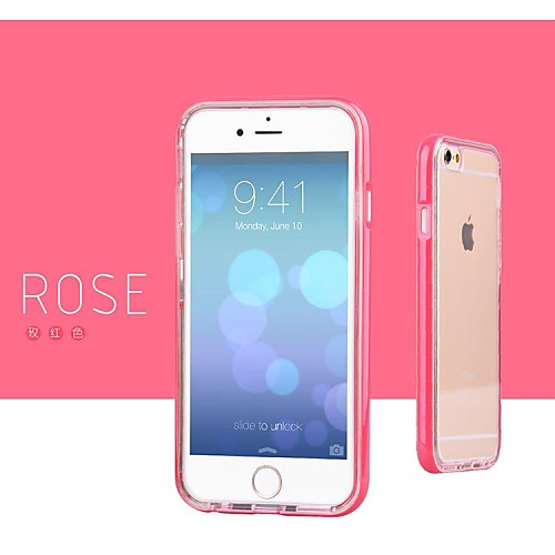 Flashing Light Two-Piece Outfit Soft Case for iPhone 6 (Assorted Colors)