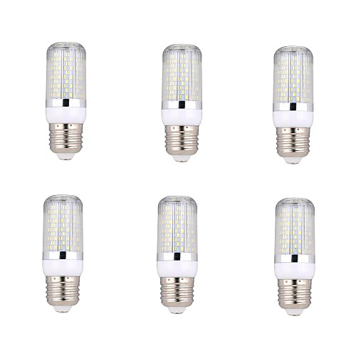 6PCS E27 7W 120x3014SMD 840LM 6000-6500K Cool White Highlight Corn Light (AC 85-265V)