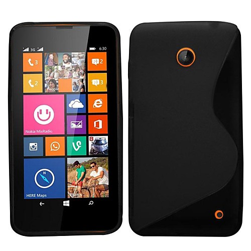 мода S-Line резиновое покрытие Футляр: мягкий TPU для Nokia Lumia 630 635 (разных цветов)