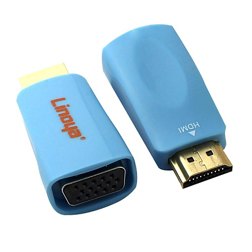 linoya HDMI мужчин и VGA женщин с аудиовыхода адаптера