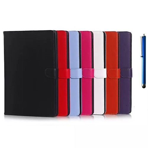 9.7 Inch Two Folding Pattern High Quality PU Leathe Case with Pen for iPad Air 2(Assorted Colors)