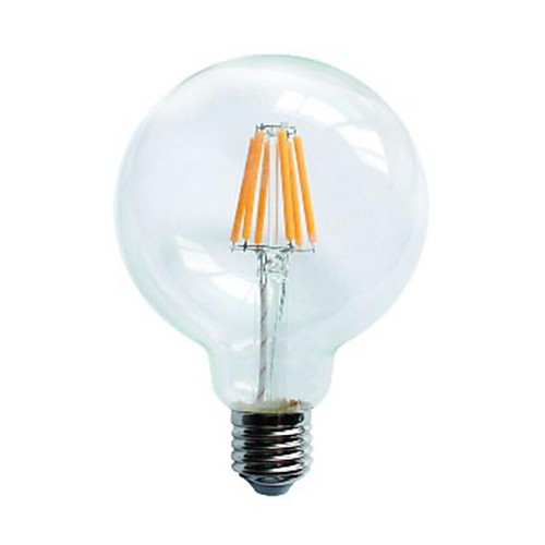 Dimmable G80 E27 6W 6xCOB 600LM 2800-3000K  Warm White Light LED Filament Lamp (AC90-240V)