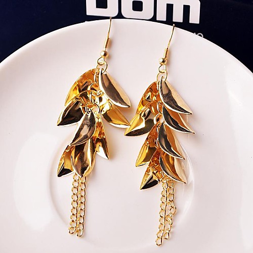 Classic Ear of Wheat Tassel Alloy Drop Earrings(1pair)(More Color)