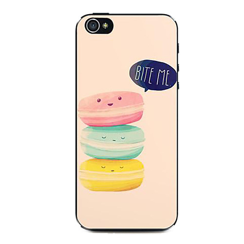 Macarons шаблон жесткий футляр для iPhone 5 / 5S