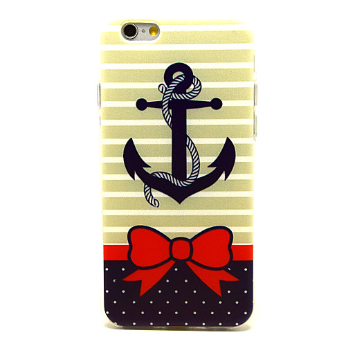 Bow And Rivet Pattern TPU Soft Cover for iPhone 6