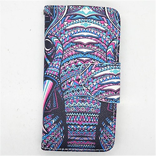 Senlinzhiwang Series Pattern PU Leather Full Body Case with Card Slot and Stand for iPhone 5/5S