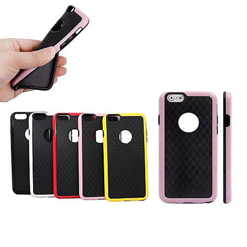 New Fashion Design Silicone Shockproof Dirt Dust Proof  Soft Matte Full Body Cases for iPhone 6 (Assorted Color)