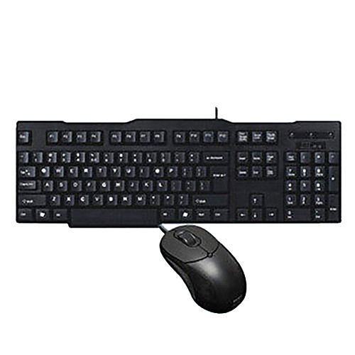 DH KB-7702 Комплект PS / 2 Игровая клавиатура мышь 1000dpi