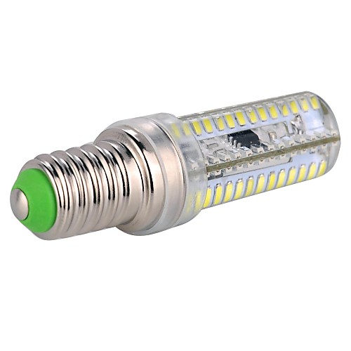 с регулируемой яркостью E14 5W 120x3014smd 600lm 6000-6500kcool белый свет привел кукурузы лампочку (AC220-240V)