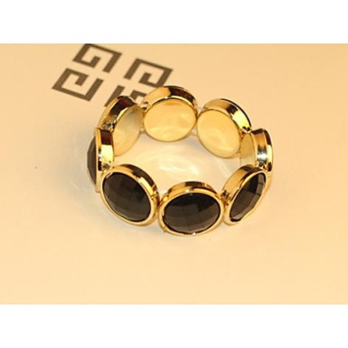 Fashion Elegant Black Alloy Charm Bracelet(1pc)