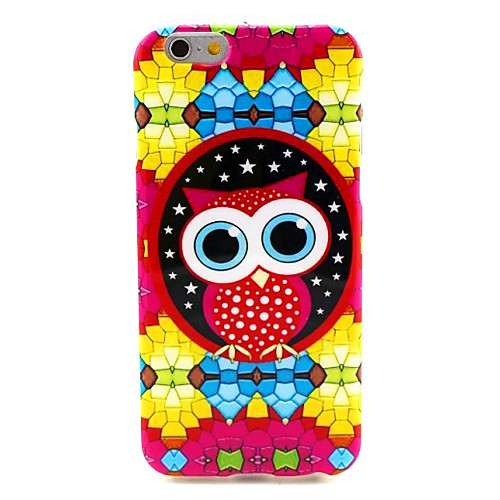 Colorful Bird Pattern Silicone Soft Cover and Mini Diaplay Stand for iPhone 6