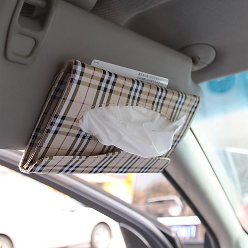 LEBOSHMig Sun Visor Tissue Box Tissue Box