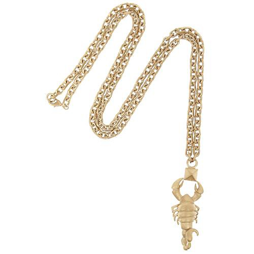 мода скорпион кулон золотой сплав ожерелье (1 шт)