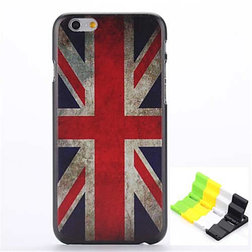 British Flag Pattern Hard Case and Phone Holder for iPhone 6 Plus