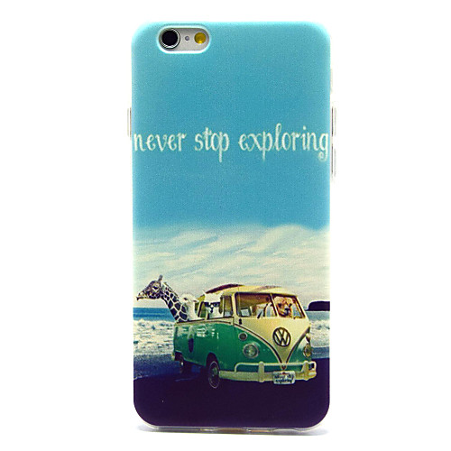 The Sea Animal Travel Pattern TPU Soft Cover for iPhone 6