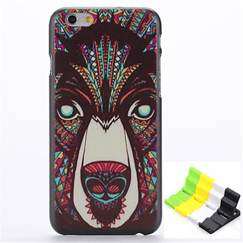 Beast Avatar Pattern Hard Case and Phone Holder for iPhone 6 Plus