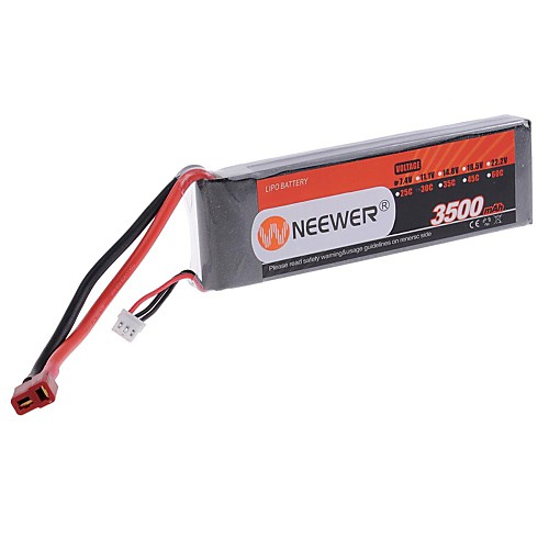 neewer 7.4V 2S 3500mAh 30C Lipo аккумулятор с разъемом декан стиле радиоуправляемых вертолета ariplane