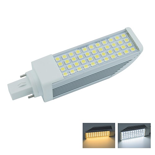 g24 2pin 9W 44x5050smd 855lm 2800-3200k носить белый свет 6000-6500K прохладный белый свет Светодиодная лампа кукурузы лампы (AC85-265V)