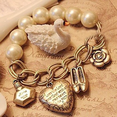 Fashion High Heel Aeneous Alloy Charm Bracelet(1pc)