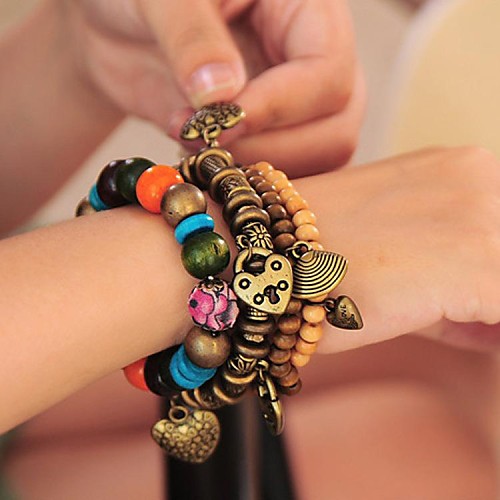 Fashion Bohemian Plastic Charm Bracelet(1pc)