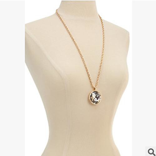 мода романтической кристалл кулон золотой сплав ожерелье (1 шт)