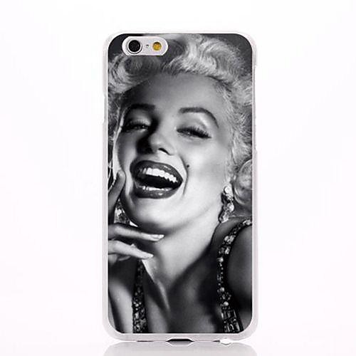 Sexy Marilyn Monroe Laughing Pattern PC Hard Back Cover Case for iPhone 6