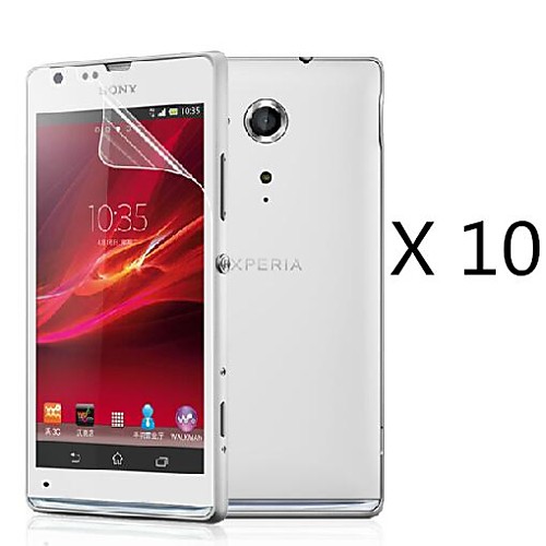 (10 шт) высокой четкости экран протектор для Sony Xperia зр M35h