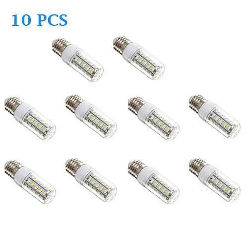 10Pcs E27 7W 36x5730SMD 650LM 3500K/6000K Warm White/Cool White Light LED Corn Bulb(220V)