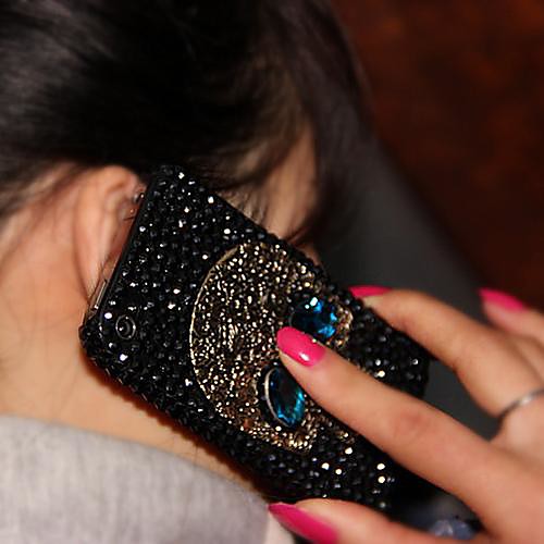 LADY The Skull Style  with Diamond Frame for iPhone 4 /4S