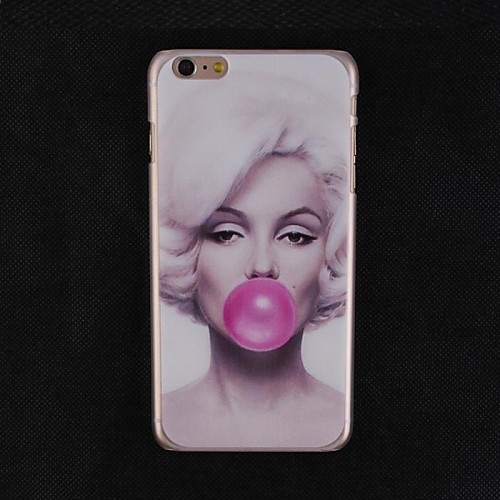 Beauty to Blow Bubble Gum Painting Design Pattern Hard Cover Case for iPhone 6