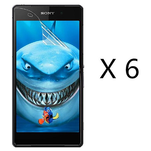 (6 шт) высокой четкости экран протектор для Sony Xperia Z2