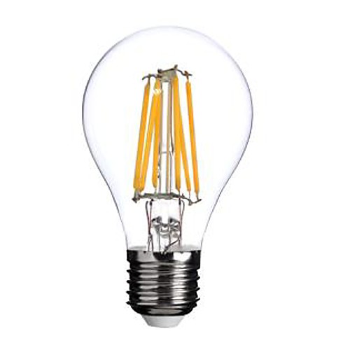 ON A60 E27 6W 6xCOB 600LM 2800-3000K  Warm White Light LED Filament Lamp (AC220V)