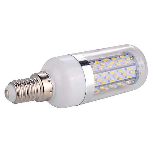 с регулируемой яркостью E14 7W 120x3014smd 840lm 2800-3200k теплый белый Выделите кукурузы света (AC 85-265V)