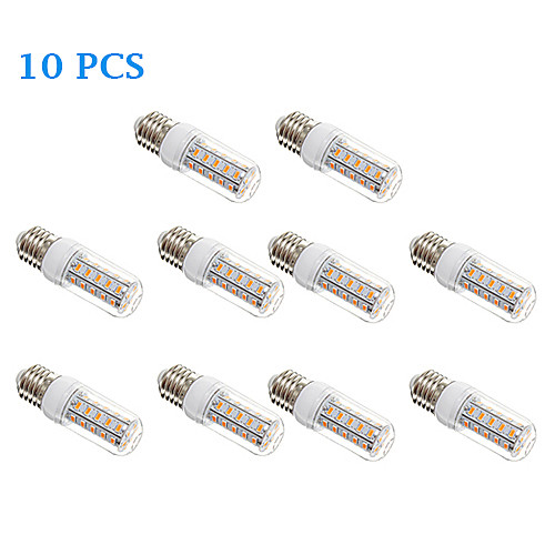 5Pcs E27 7W 36x5730SMD 650LM 3500K/6000K Warm White/Cool White Light LED Corn Bulb(220V)