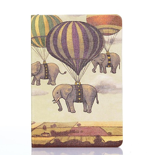 Elephant Pattern PU Leather Full Body Case with Stand for iPad mini 1/2/3