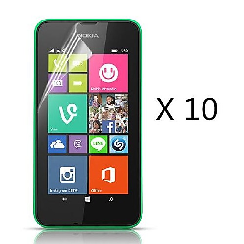 (10 шт) высокой четкости экран протектор для Nokia Lumia 530