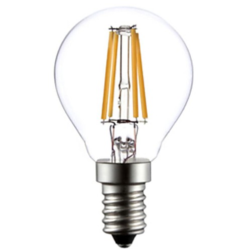 ON G45 E14 4W 4xCOB 400LM 2800-3000K  Warm White Light LED Filament Lamp (AC220V)