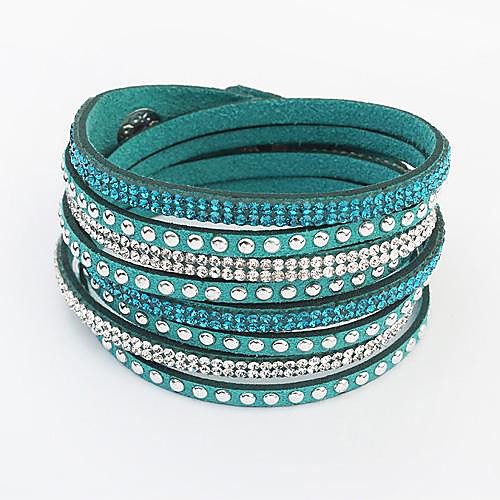 European Style Fashion Wild Long Leather Bracelet