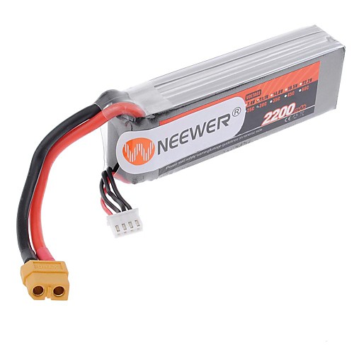 neewer 11,1 3S 2200mAh 30C Lipo аккумулятор ж XT60 разъем / радиоуправляемых хели плоскости Т-rex450