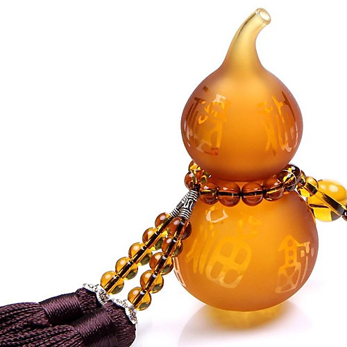 LEBOSHCar Perfume Gourd Pendant Car Supplies Random Color