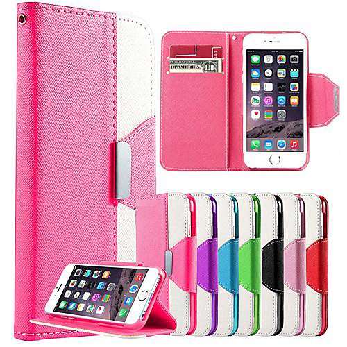 DF Colorful PU Leather  Full Body Case with Strap for iPhone 6 (Assorted Colors)