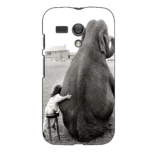 The Girl Elephant Design Hard Case for Motorola MOTO G