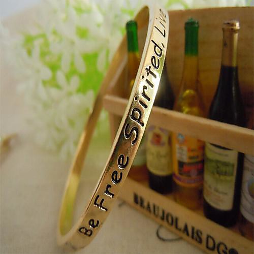 Be Free Letters Bracelet