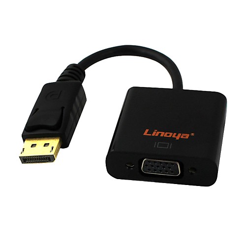 linoya DisplayPort мужчин и VGA Женский адаптер кабеля (20 см)