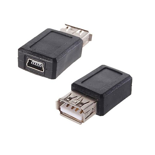 minismile ™ USB-женщиной, Mini USB 5-контактный Женский адаптер