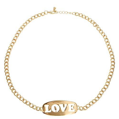 мода любовь кулон золотой сплав ожерелье (1 шт)