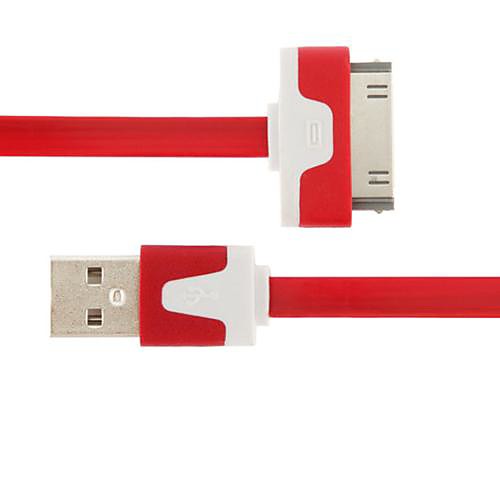 данные о скорости супер USB кабель для зарядки для Iphone 4 / 4s 1М (разных цветов)