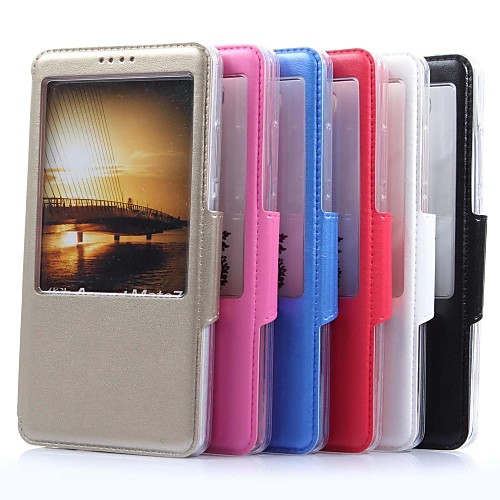 BeBonCool Fashion View Window Folio PU Leather Cover for Mate 7(Assorted Color)